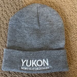 YUKON Grey Knit Beanie - Yukon North of Ordinary